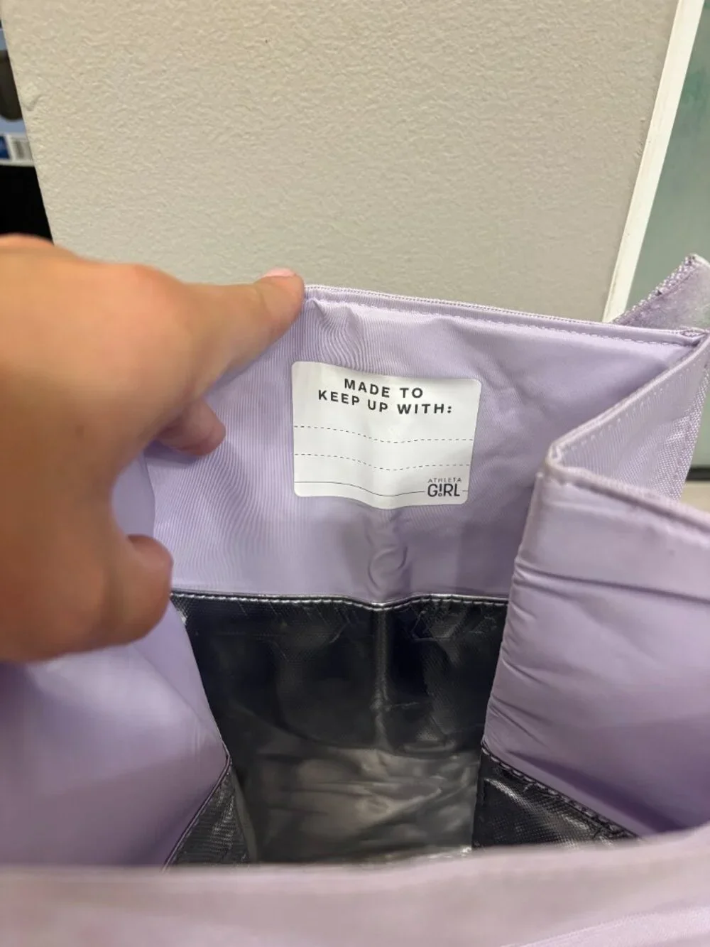 Athleta Girl Limitless Hot Cold Lunch Bag Purple OS Insulated